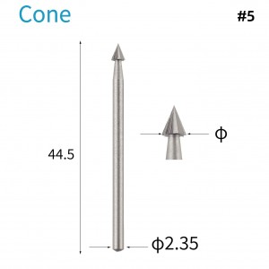 #5 Cone Shape Jewellery Making HSS Bits