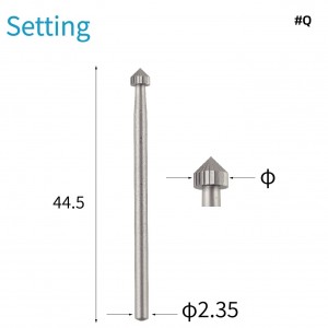 #Q HSS Jewellery Setting Burr