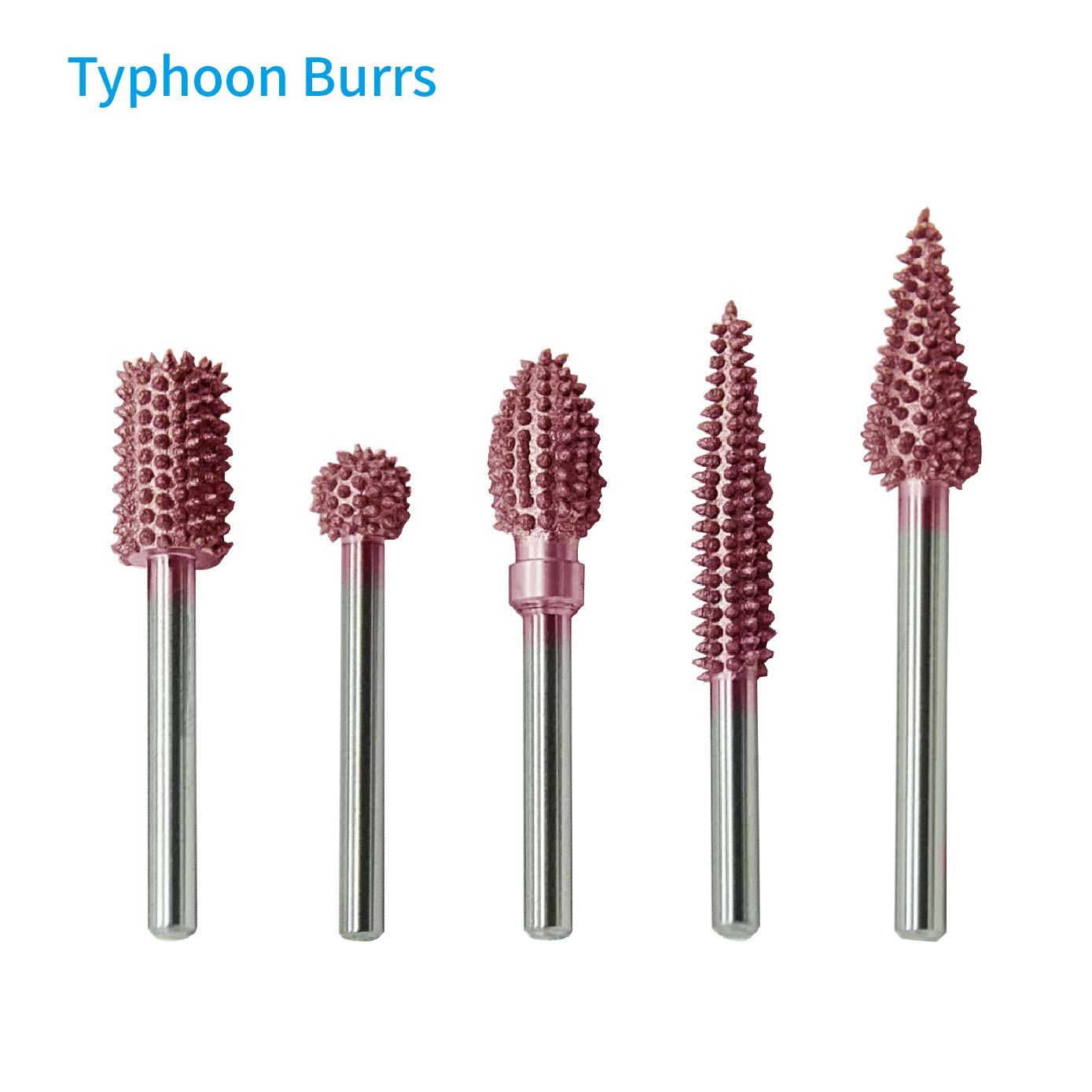 Wood Carving Rubber Grinding Tungsten Carbide Grit Typhoon Burr